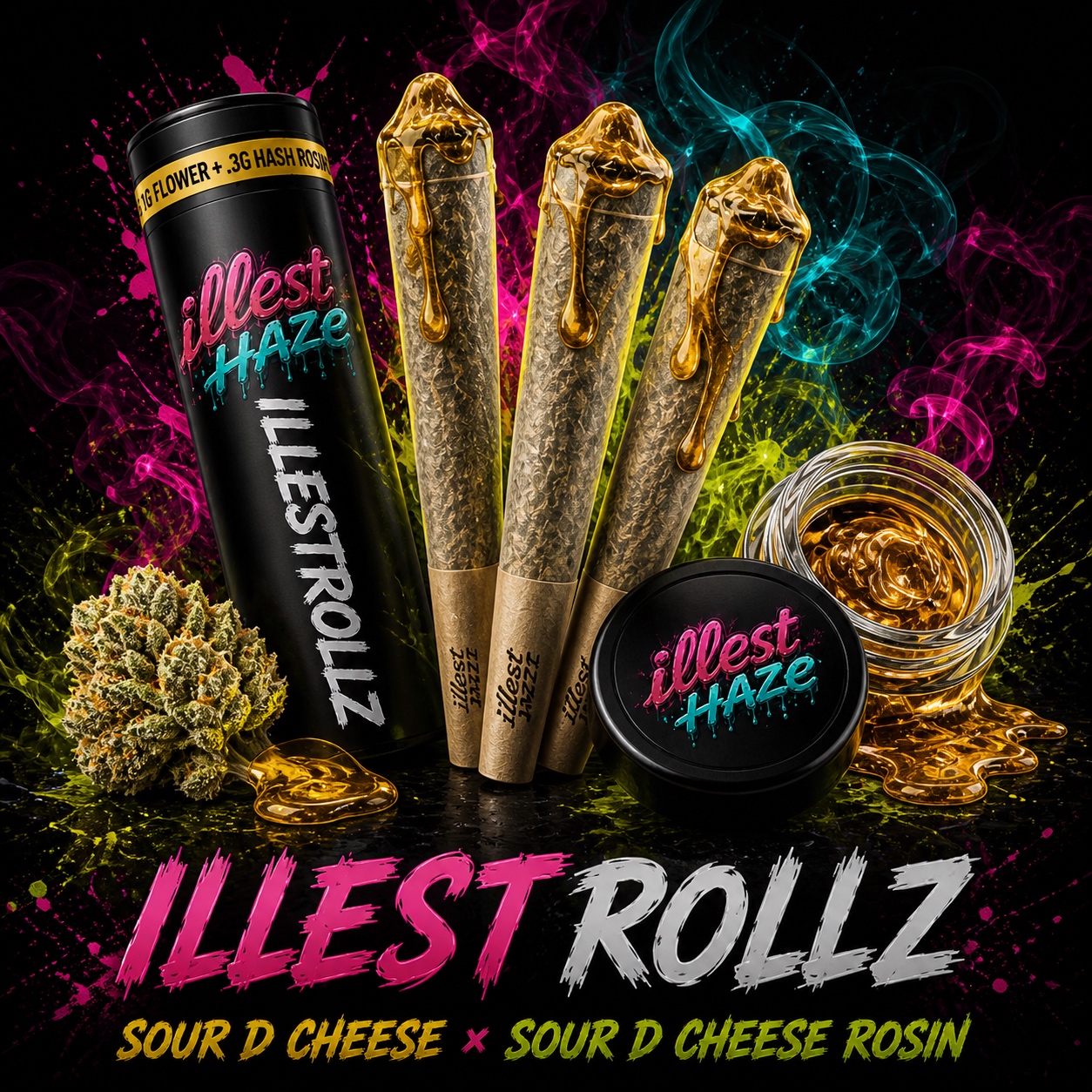 ILLESTROLLZ — Sour D Cheese × Sour D Cheese Rosin